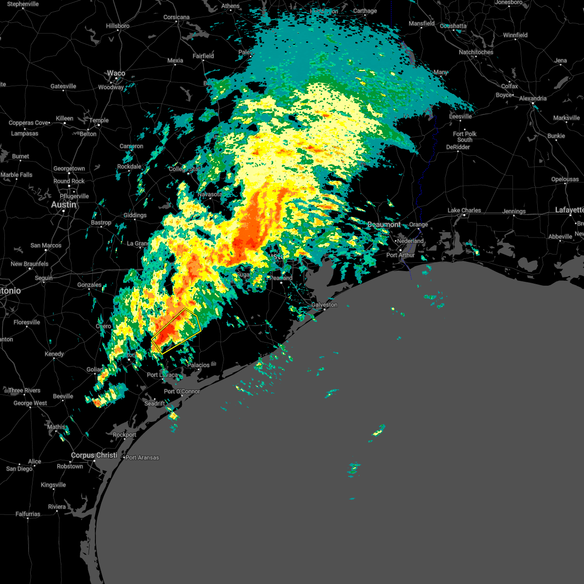 Interactive Hail Maps Hail Map for El Campo, TX