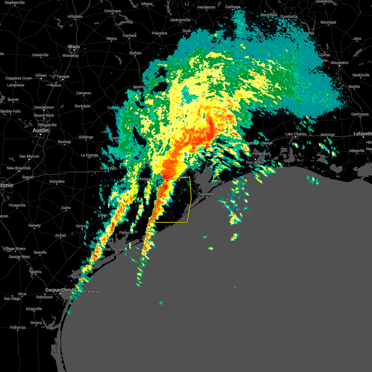 Interactive Hail Maps Hail Map for Angleton, TX