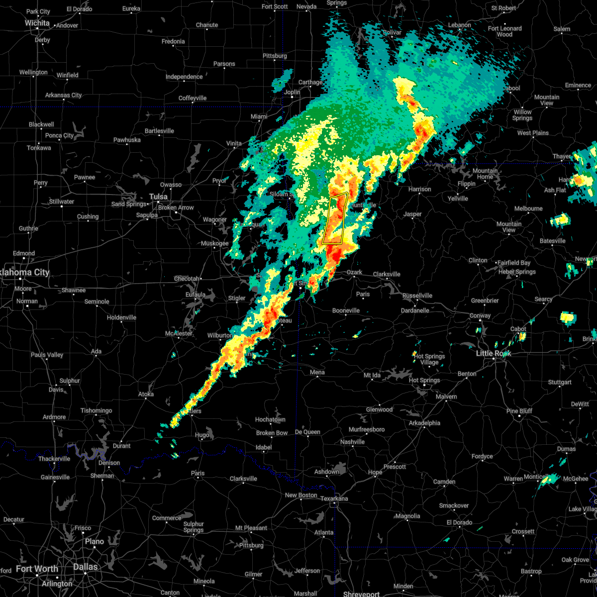 Interactive Hail Maps Hail Map for Springdale, AR
