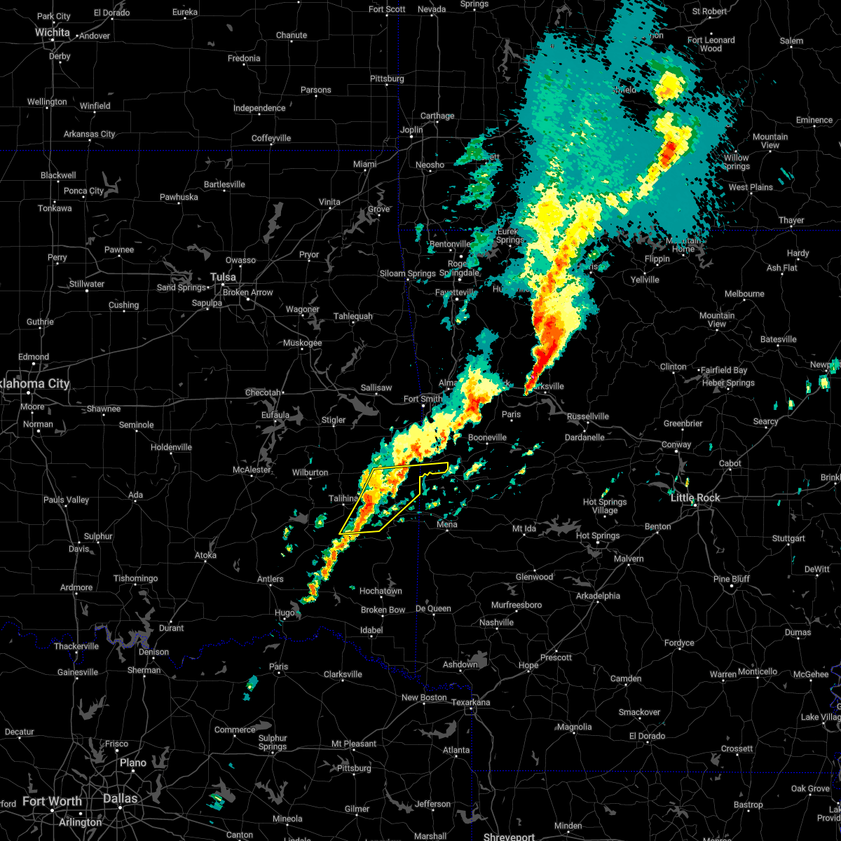 Interactive Hail Maps Hail Map for Heavener, OK