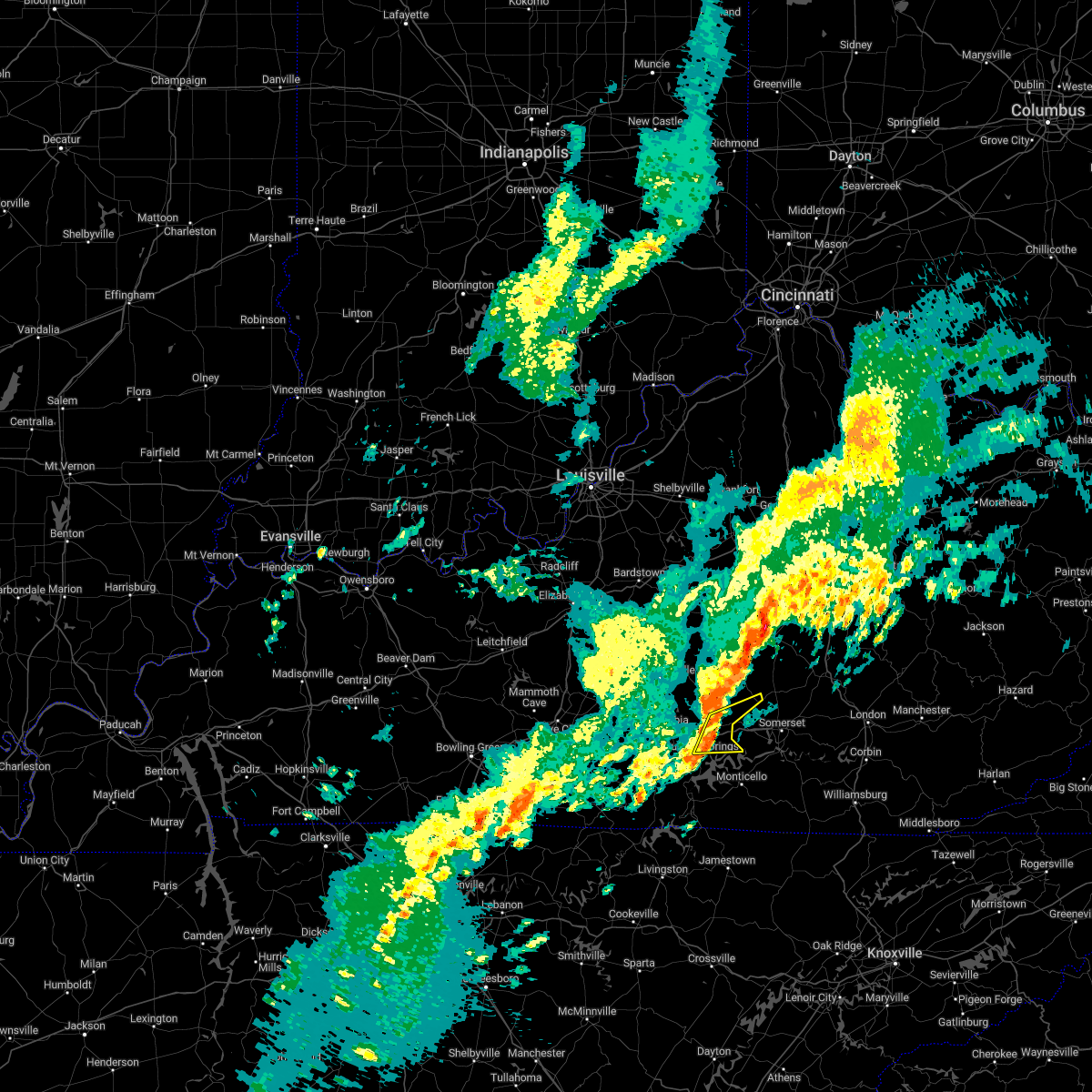 Interactive Hail Maps Hail Map for Jamestown, KY