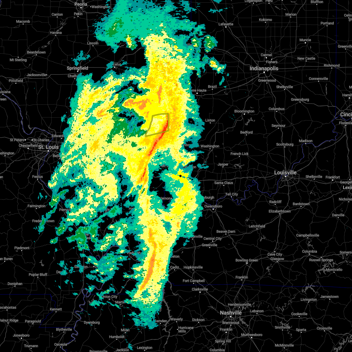 Interactive Hail Maps Hail Map for Yale, IL