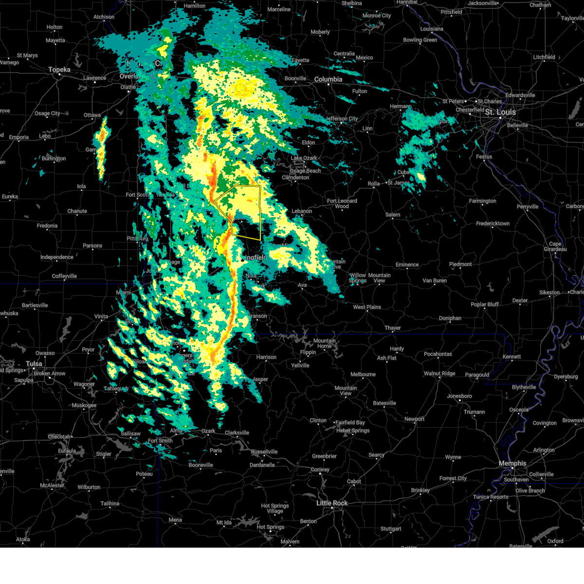 Interactive Hail Maps Hail Map for Weaubleau, MO