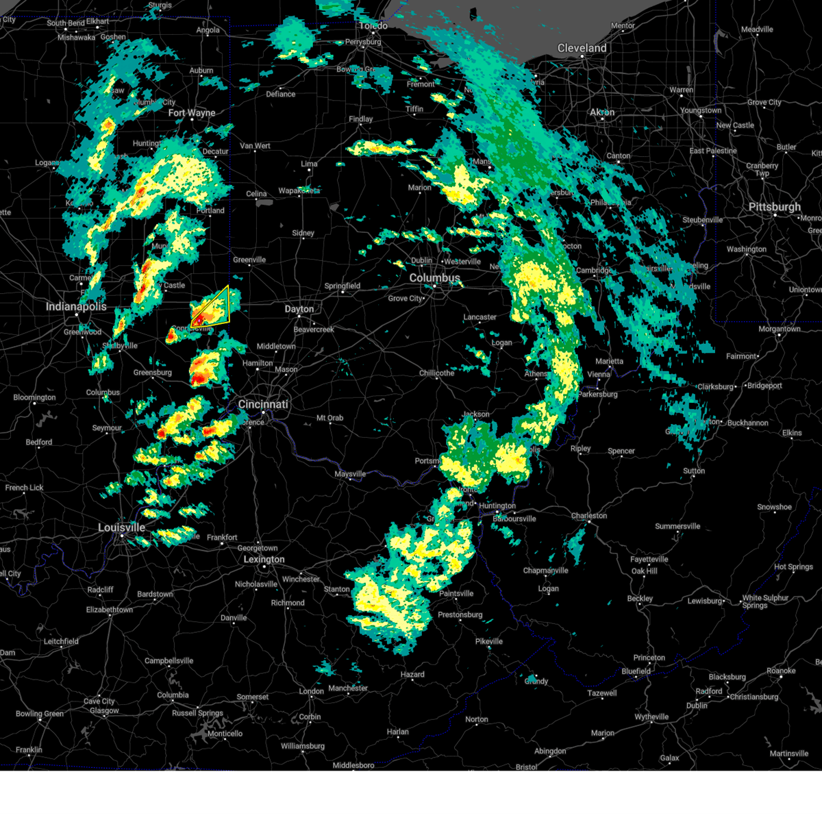 Interactive Hail Maps Hail Map for Richmond, IN