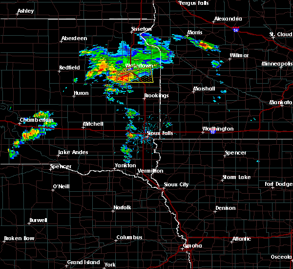 Interactive Hail Maps Hail Map for Watertown, SD