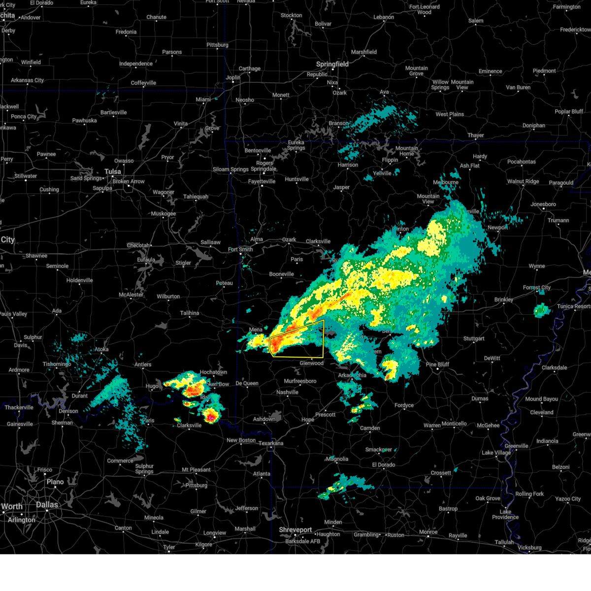 Interactive Hail Maps Hail Map for Mount Ida, AR
