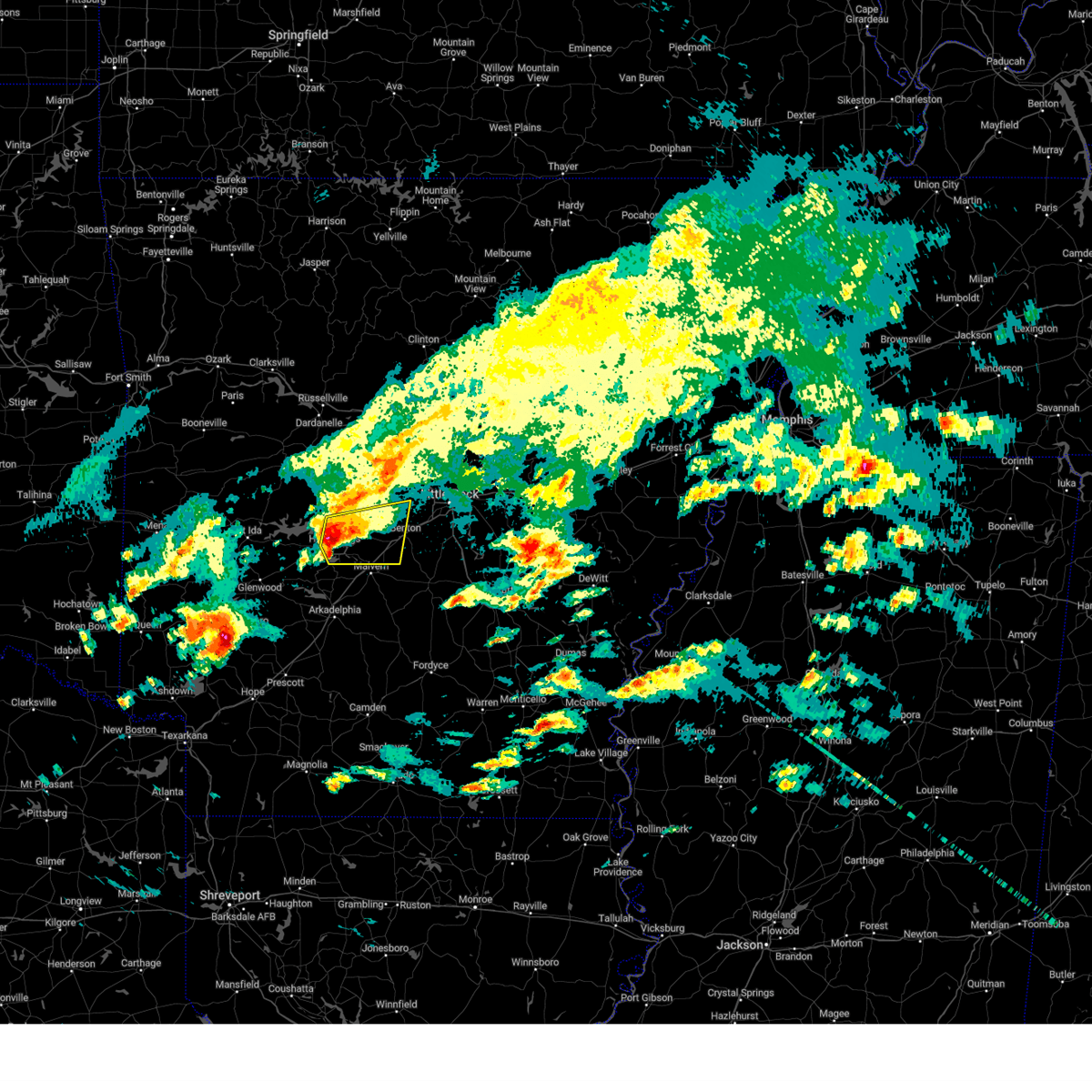 Interactive Hail Maps Hail Map for Cove, AR