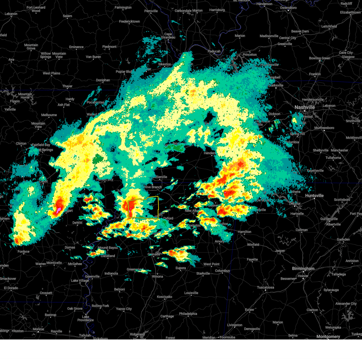 Interactive Hail Maps Hail Map for Como, MS