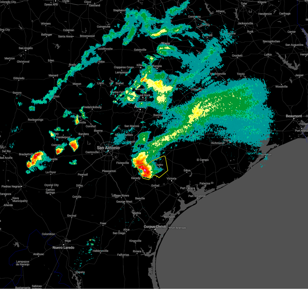Interactive Hail Maps Hail Map for Nordheim, TX