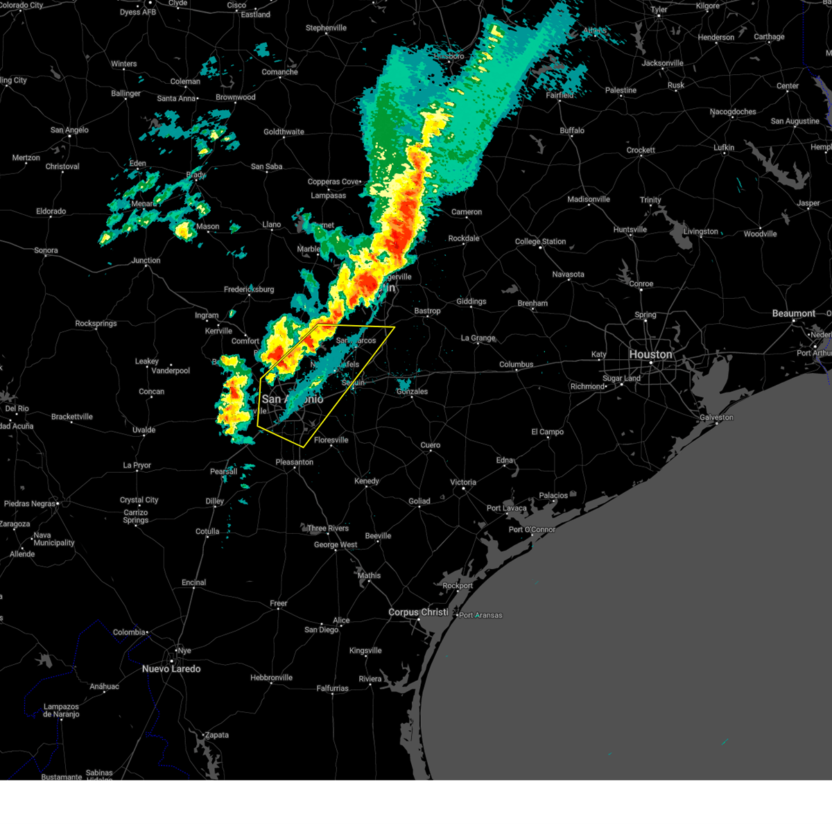 Interactive Hail Maps Hail Map for Helotes, TX