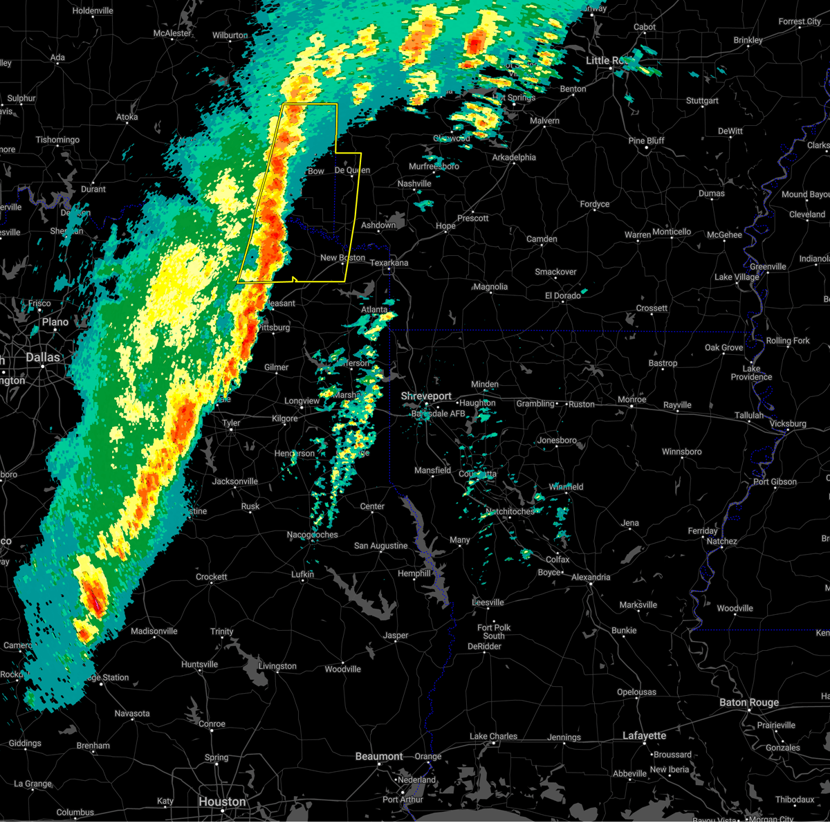 Interactive Hail Maps Hail Map for Bogata, TX