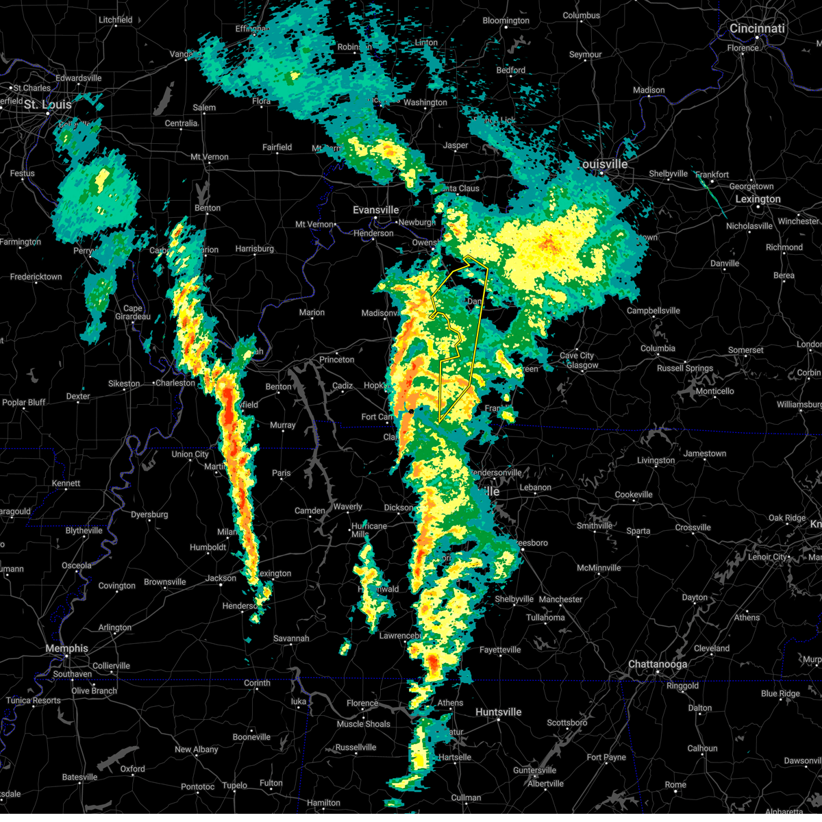 Interactive Hail Maps Hail Map for Hartford, KY