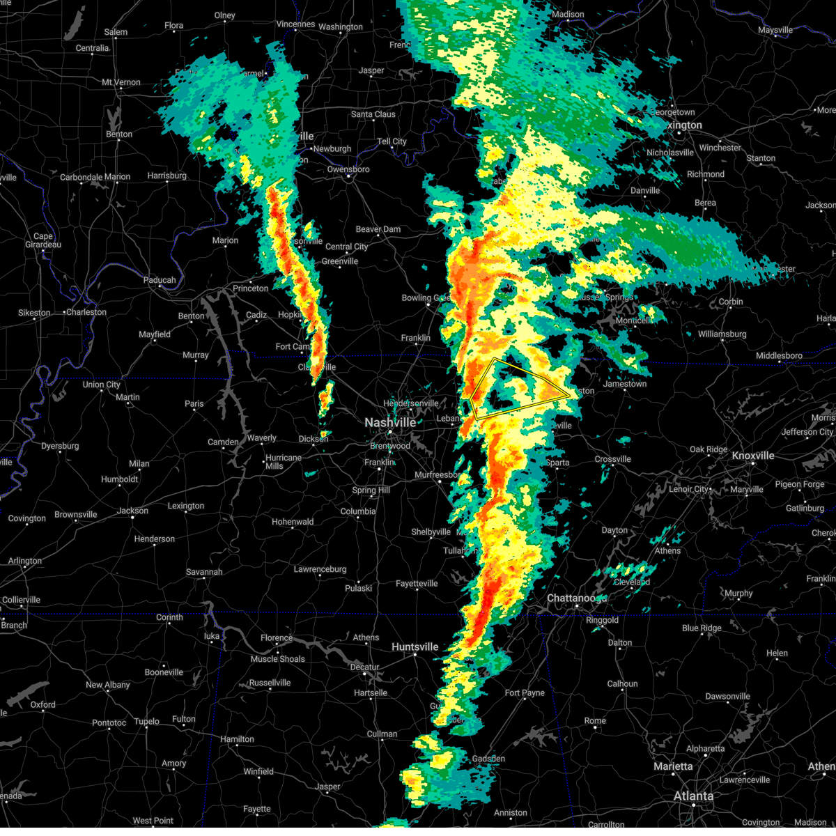 Interactive Hail Maps Hail Map for Red Boiling Springs, TN