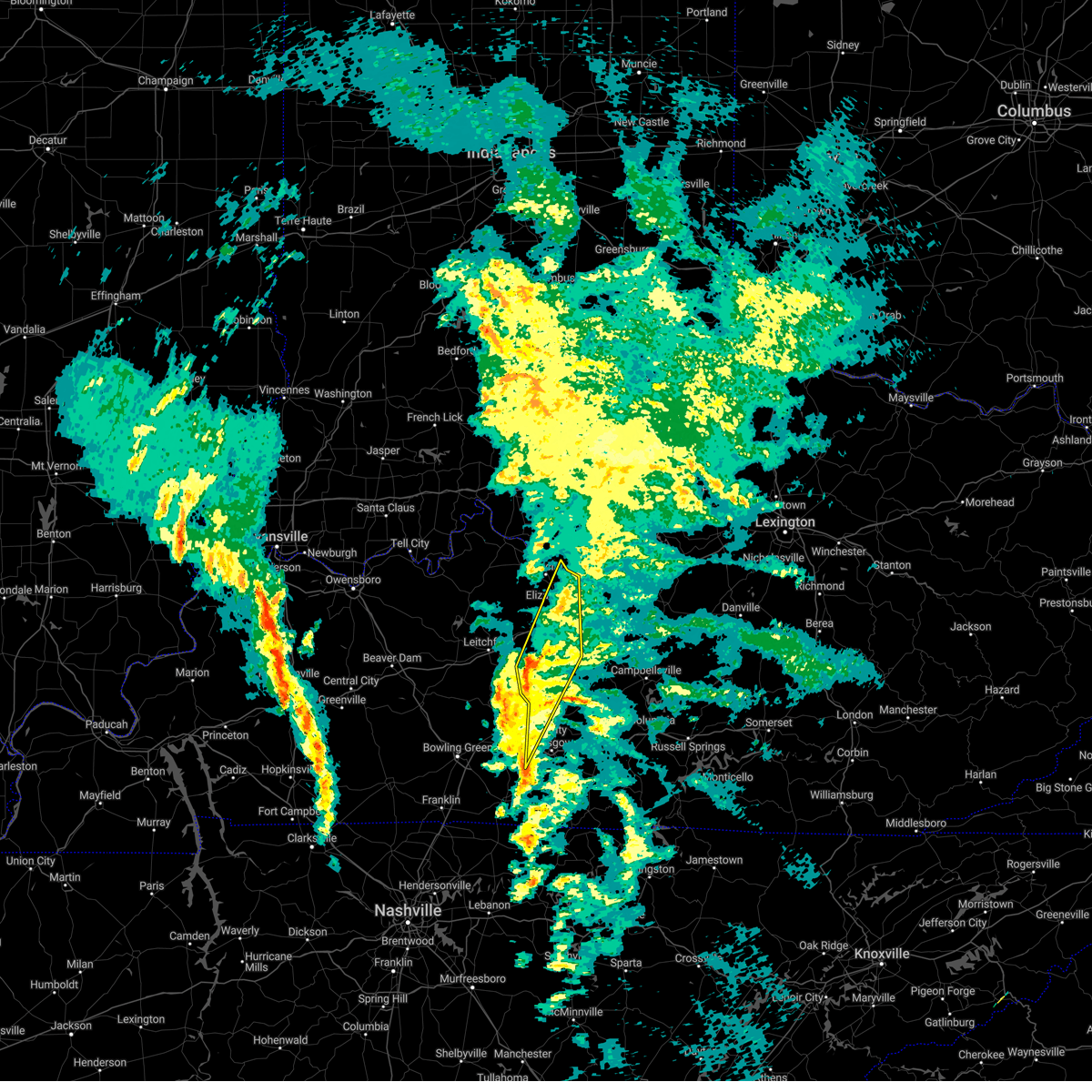 Interactive Hail Maps Hail Map for Horse Cave, KY