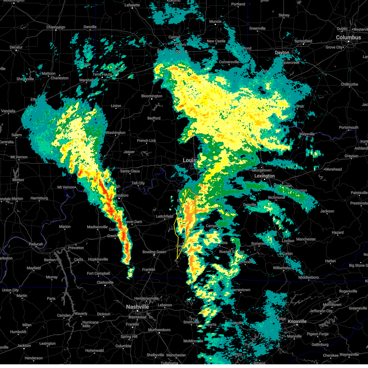 Interactive Hail Maps Hail Map for Horse Cave, KY
