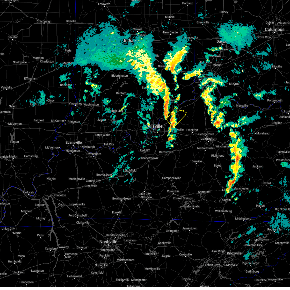 Interactive Hail Maps Hail Map for La Grange, KY