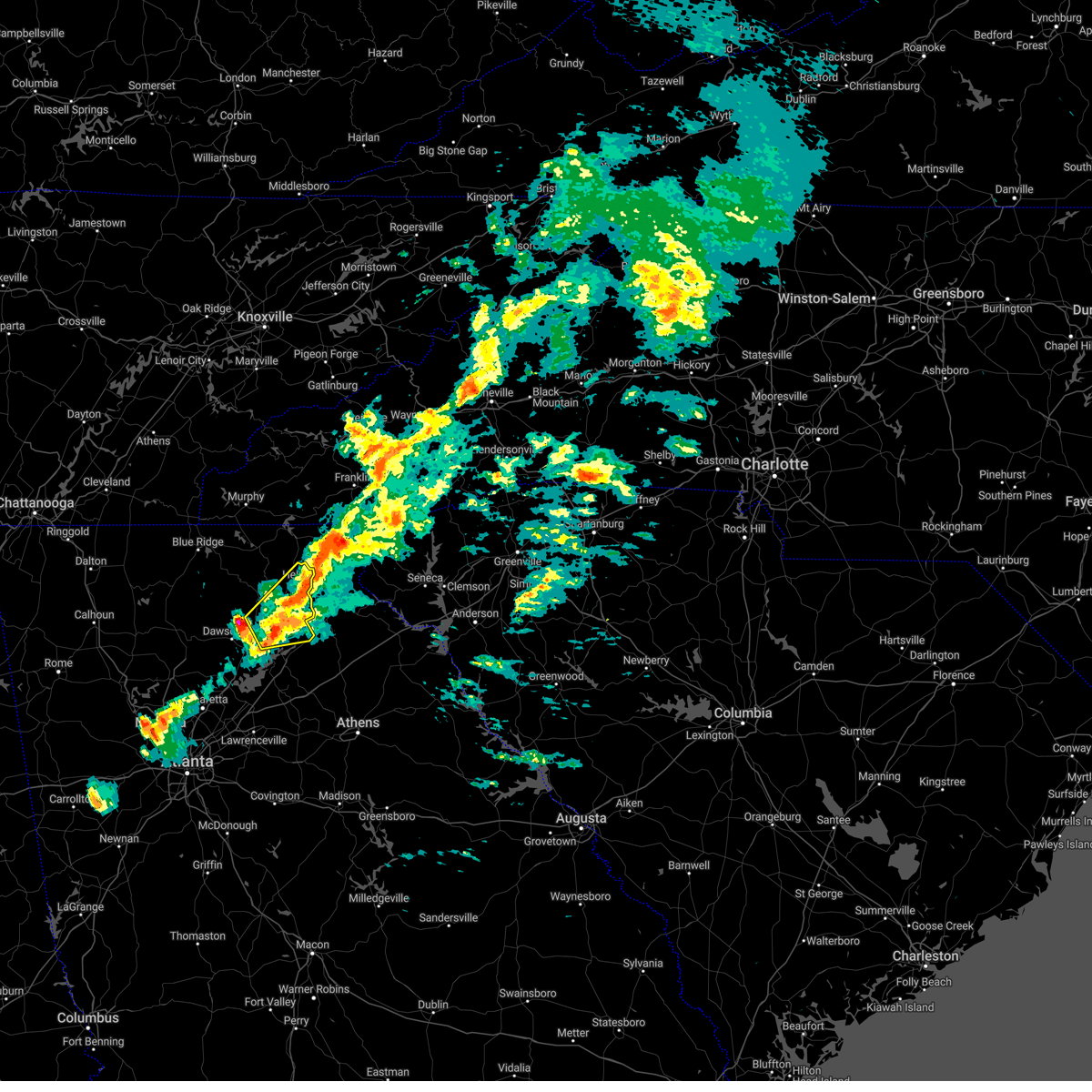 Interactive Hail Maps Hail Map for Helen, GA