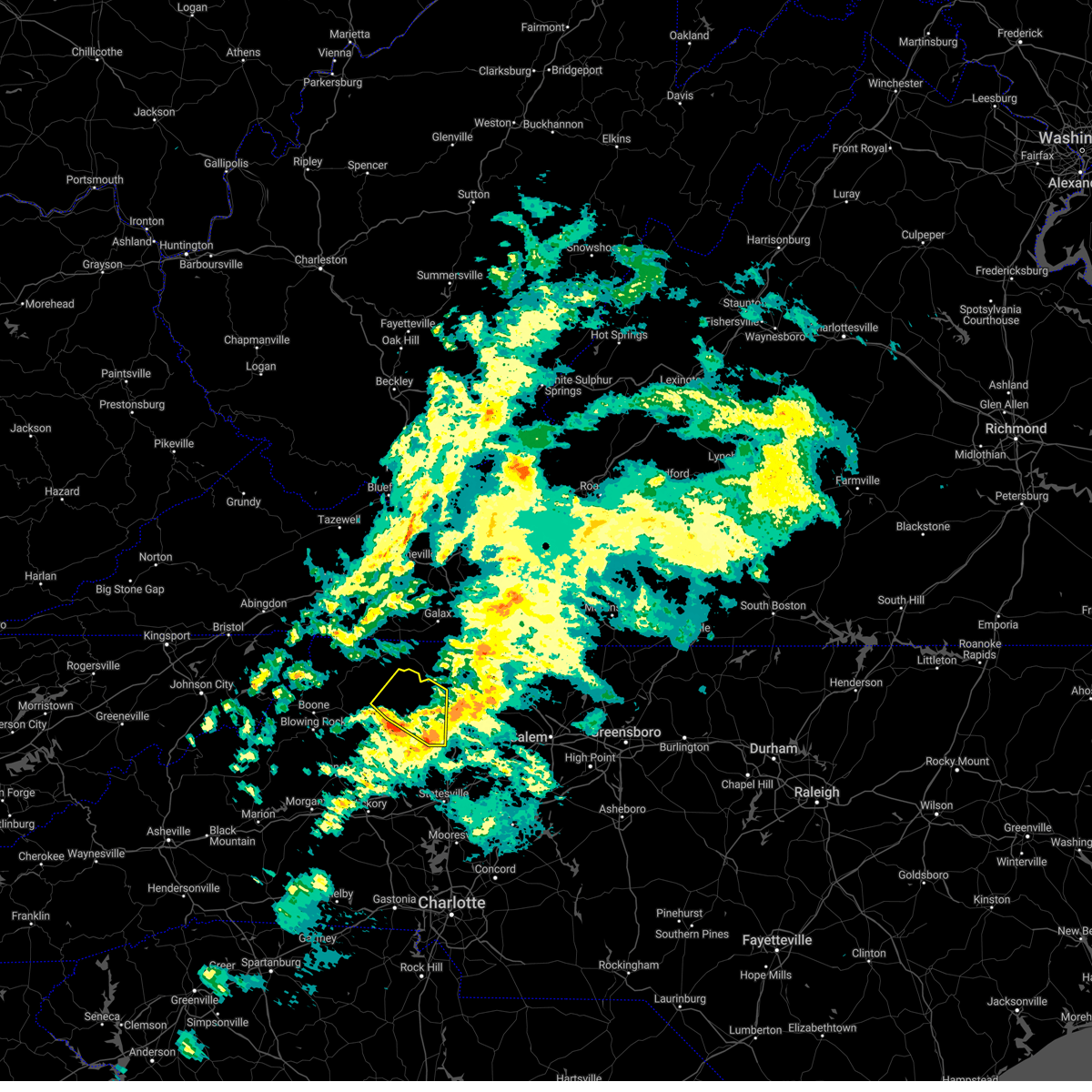 Interactive Hail Maps Hail Map for Wilkesboro, NC