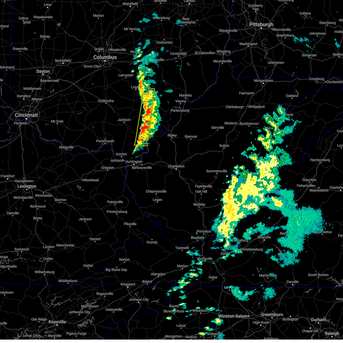 Interactive Hail Maps Hail Map for Trimble, OH