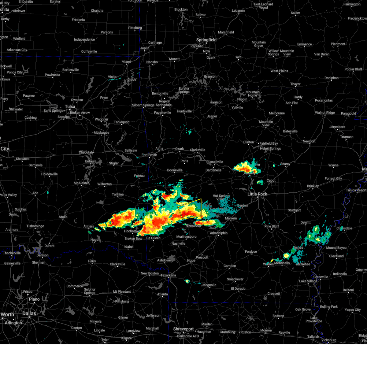 Interactive Hail Maps Hail Map for Mount Ida, AR