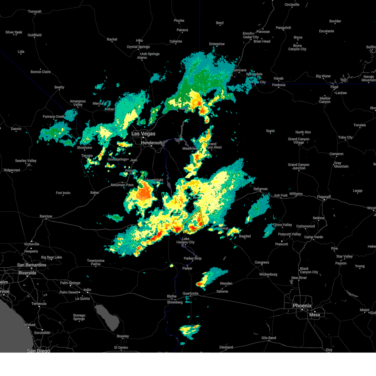 Interactive Hail Maps Hail Map for Yucca, AZ