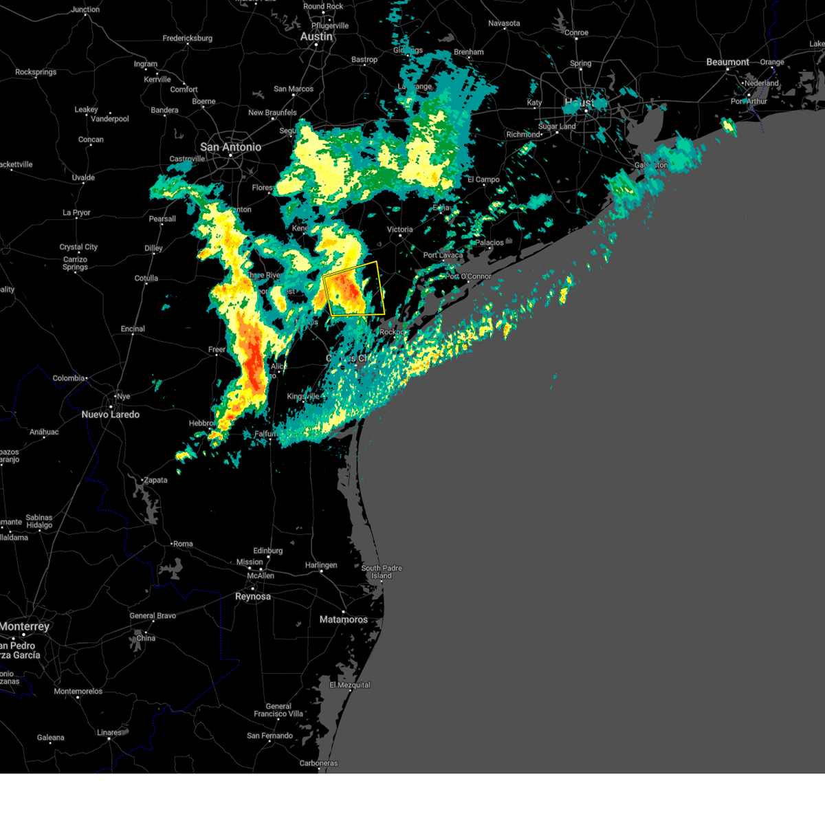Interactive Hail Maps Hail Map for Skidmore, TX
