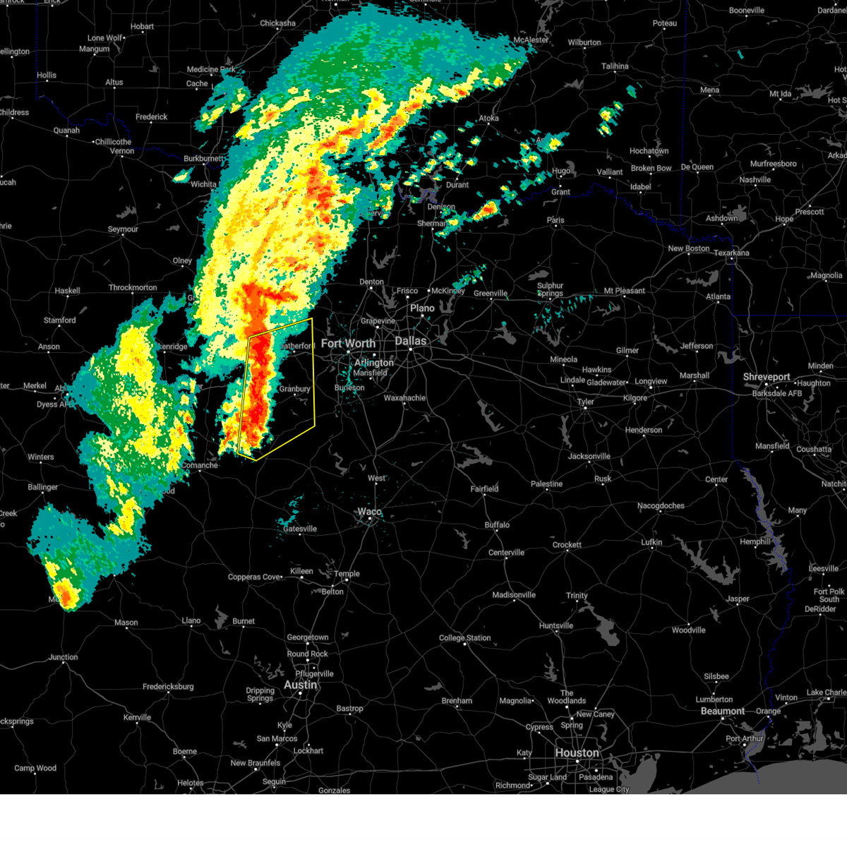 Interactive Hail Maps Hail Map for Glen Rose, TX