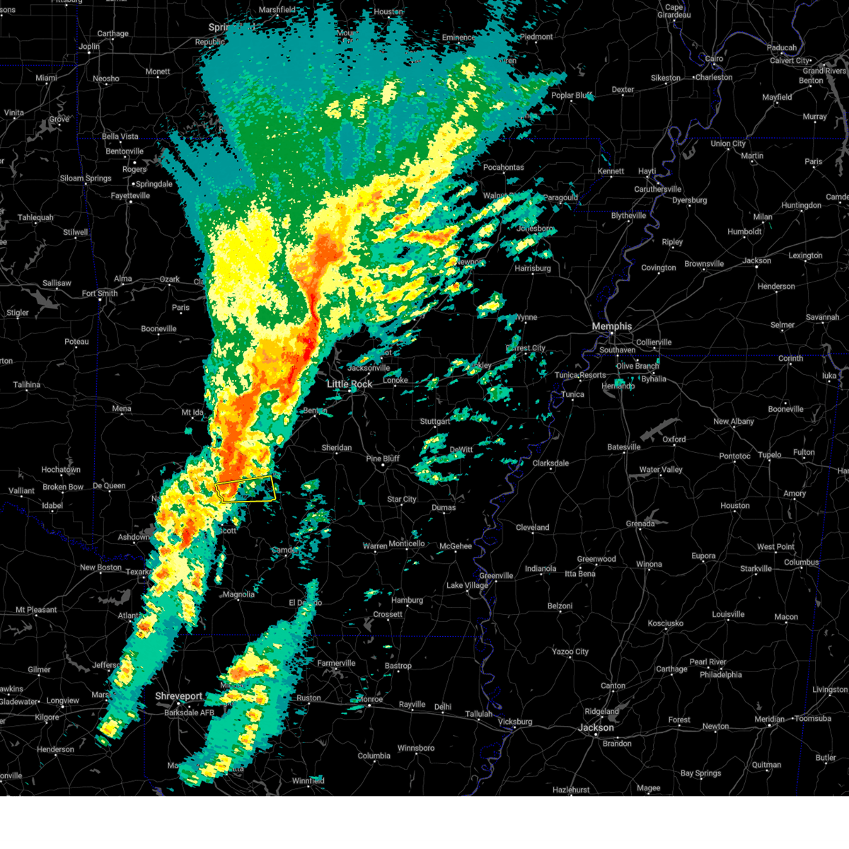 Interactive Hail Maps Hail Map for Okolona, AR