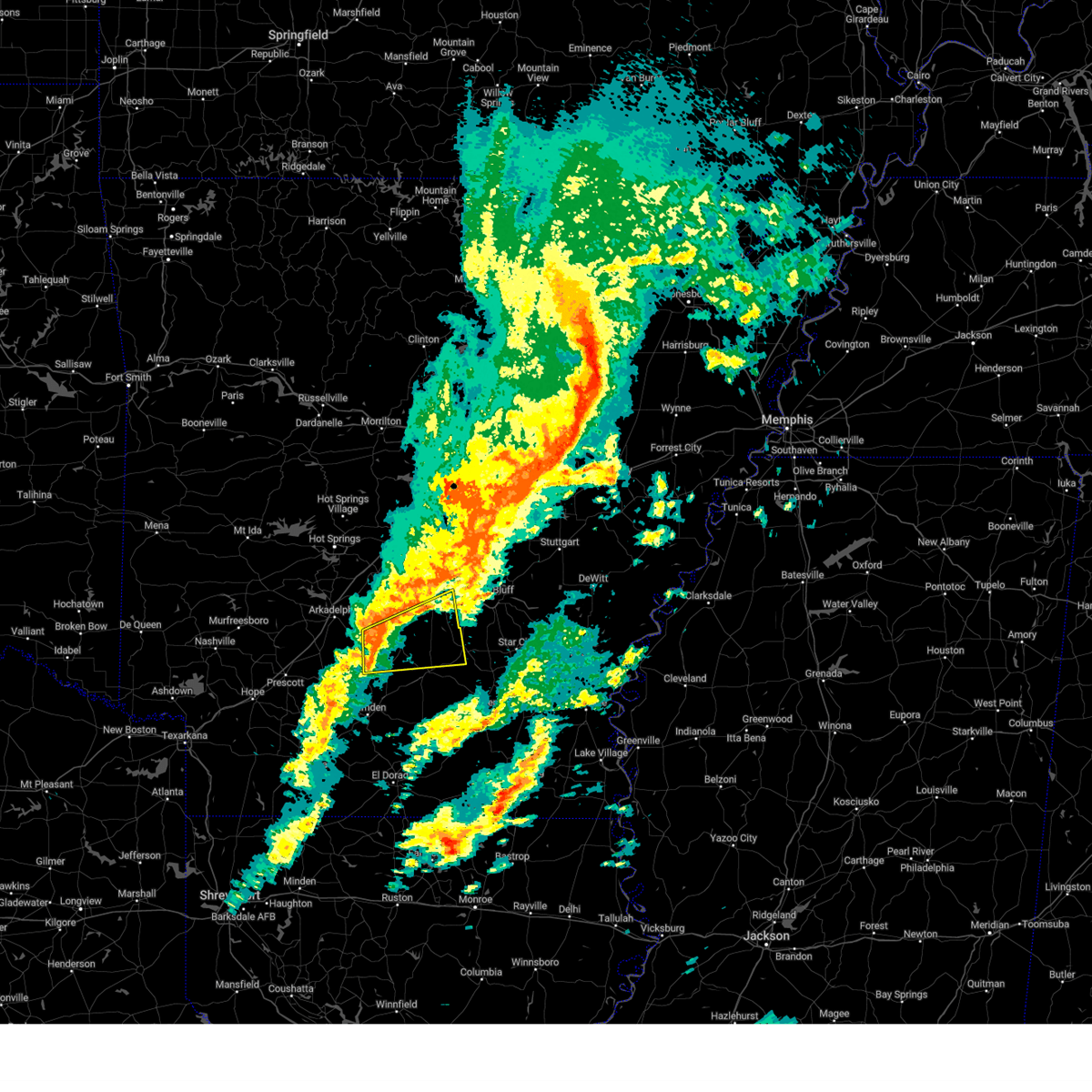 Interactive Hail Maps Hail Map for Sparkman, AR