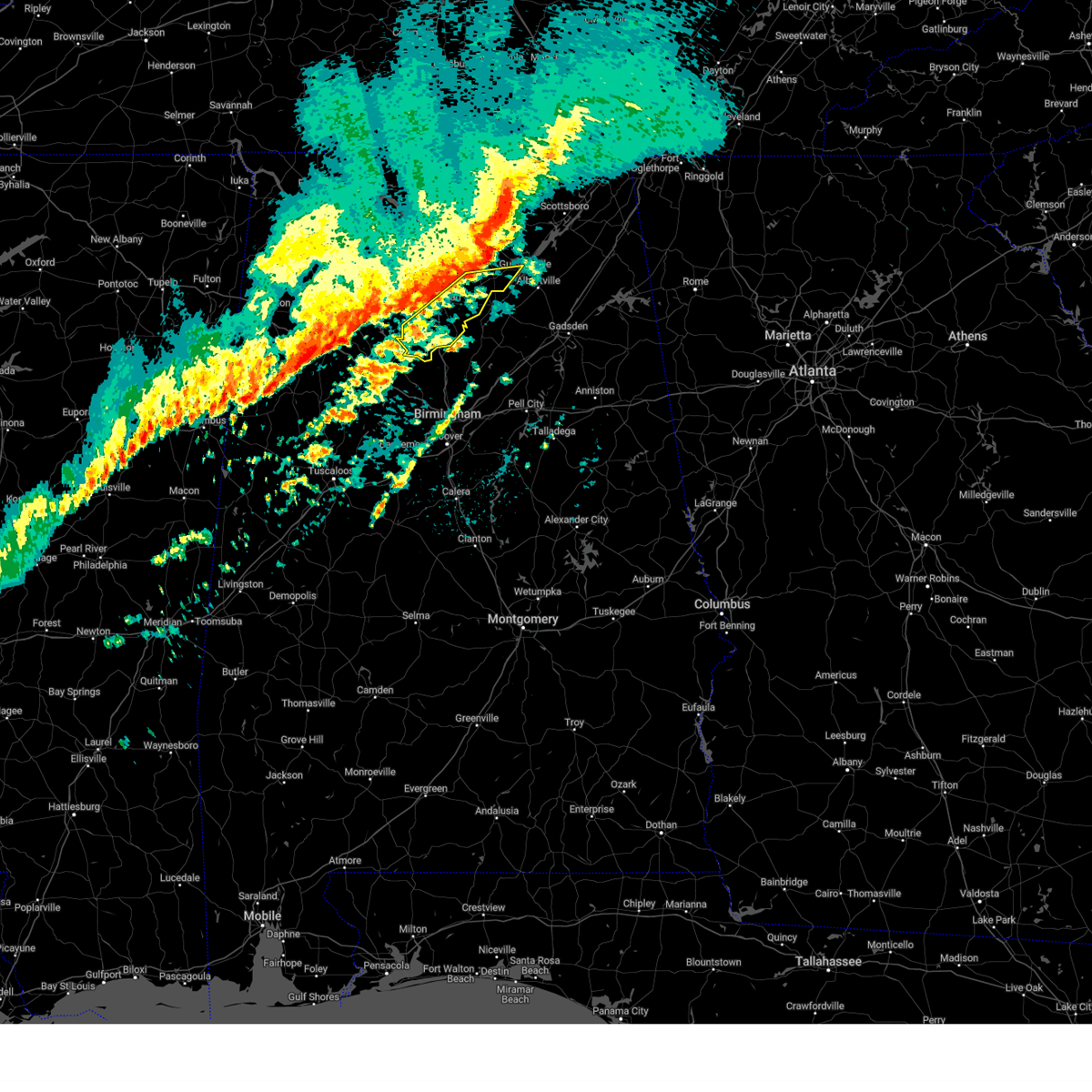 Interactive Hail Maps Hail Map for South Vinemont, AL