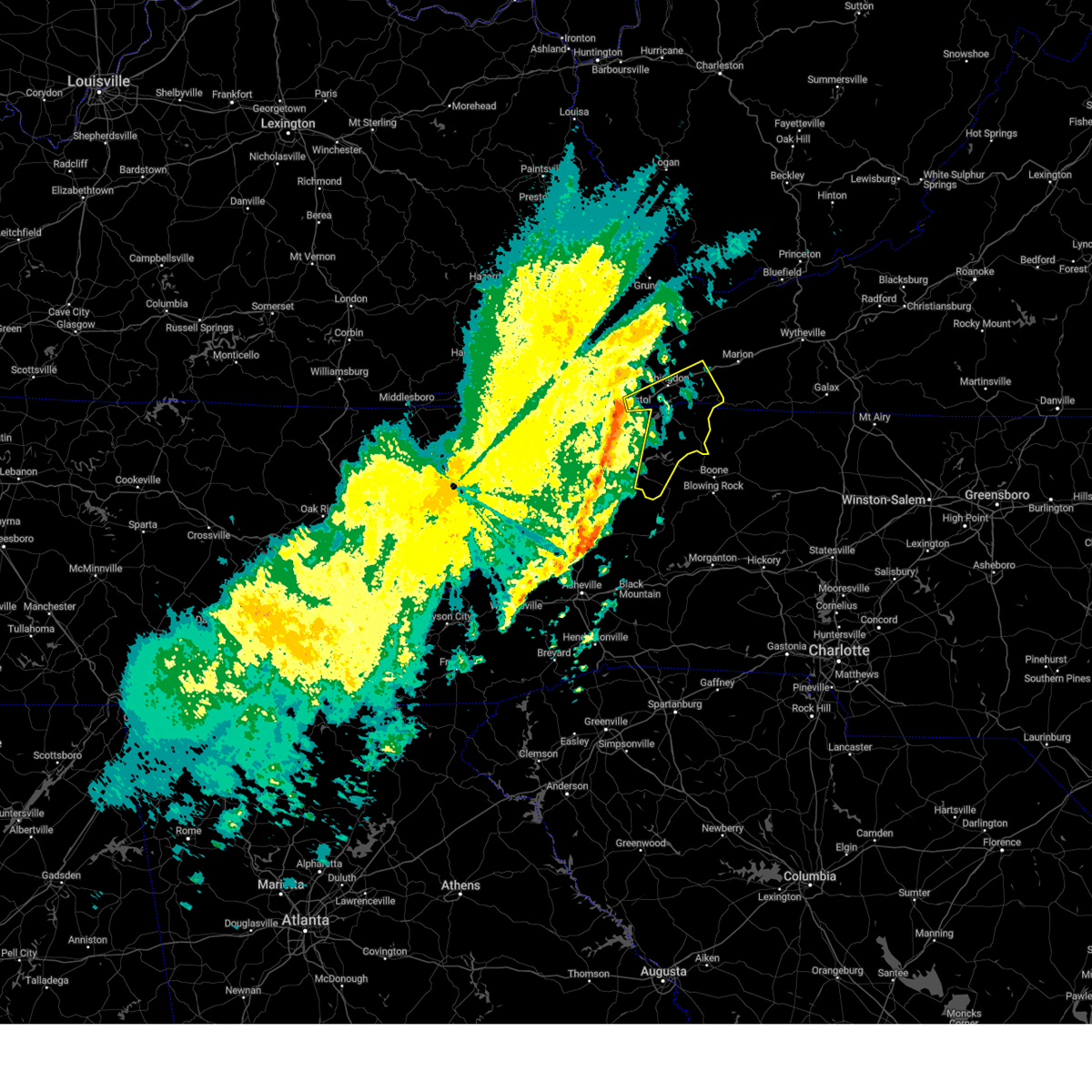 Interactive Hail Maps Hail Map for Roan Mountain, TN