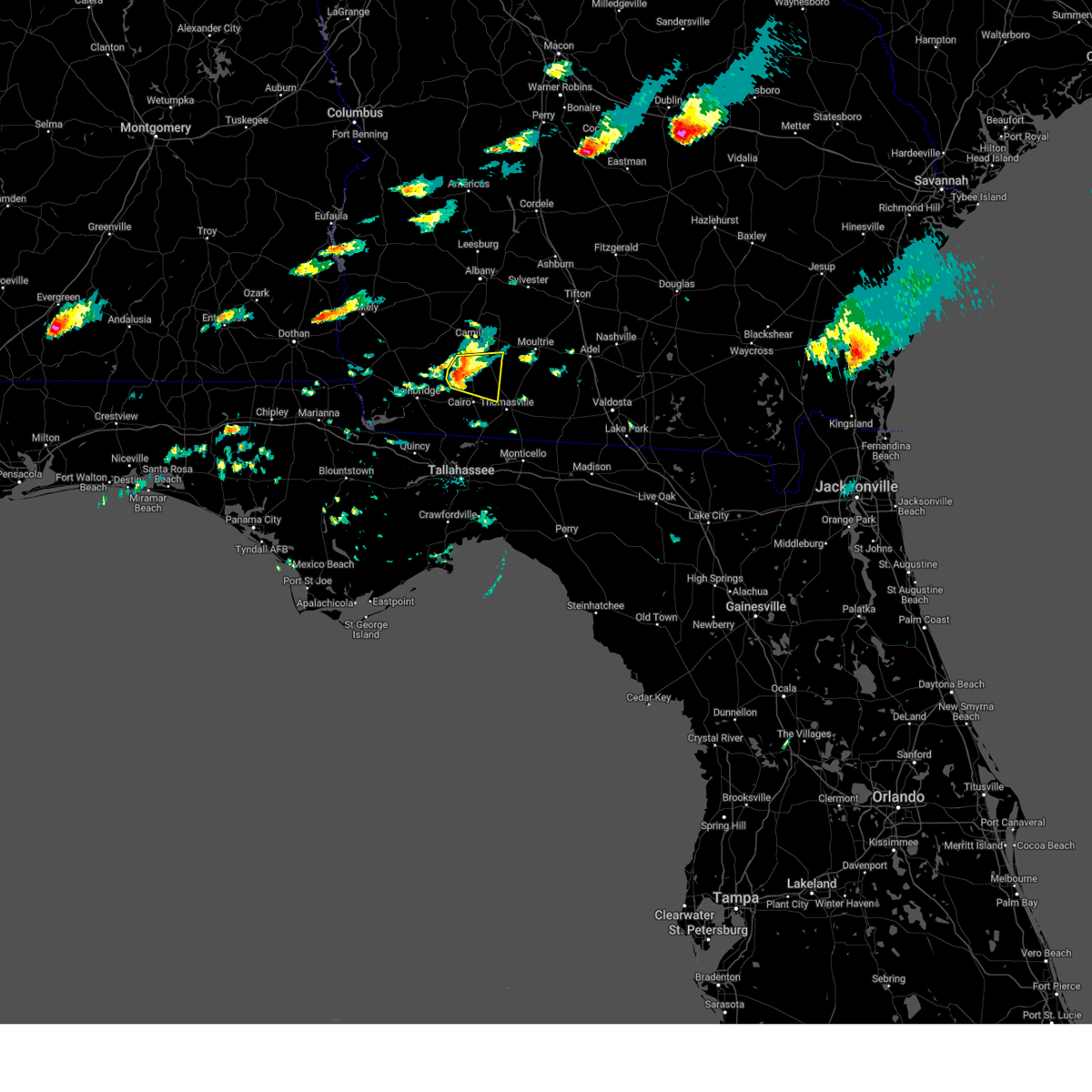 Interactive Hail Maps Hail Map for Meigs, GA