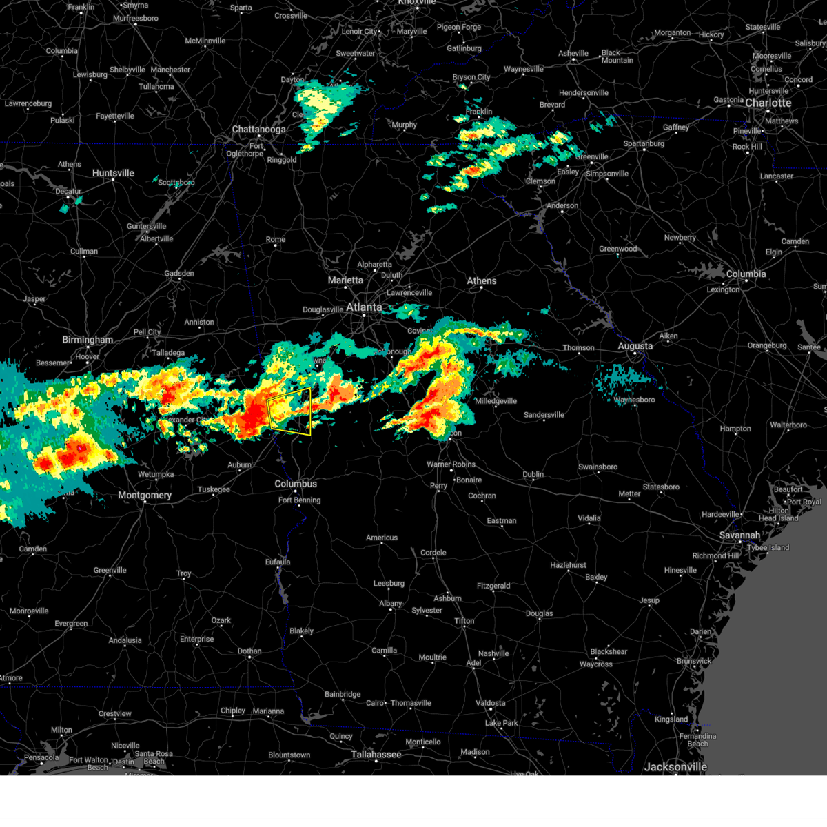 Interactive Hail Maps Hail Map for Hogansville, GA