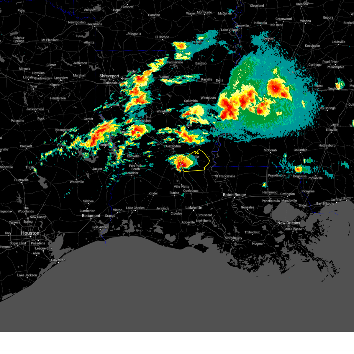 Interactive Hail Maps Hail Map for Hessmer, LA