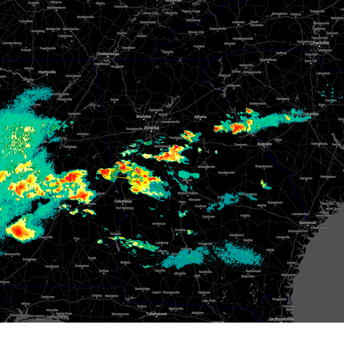 Interactive Hail Maps Hail Map for LaGrange, GA