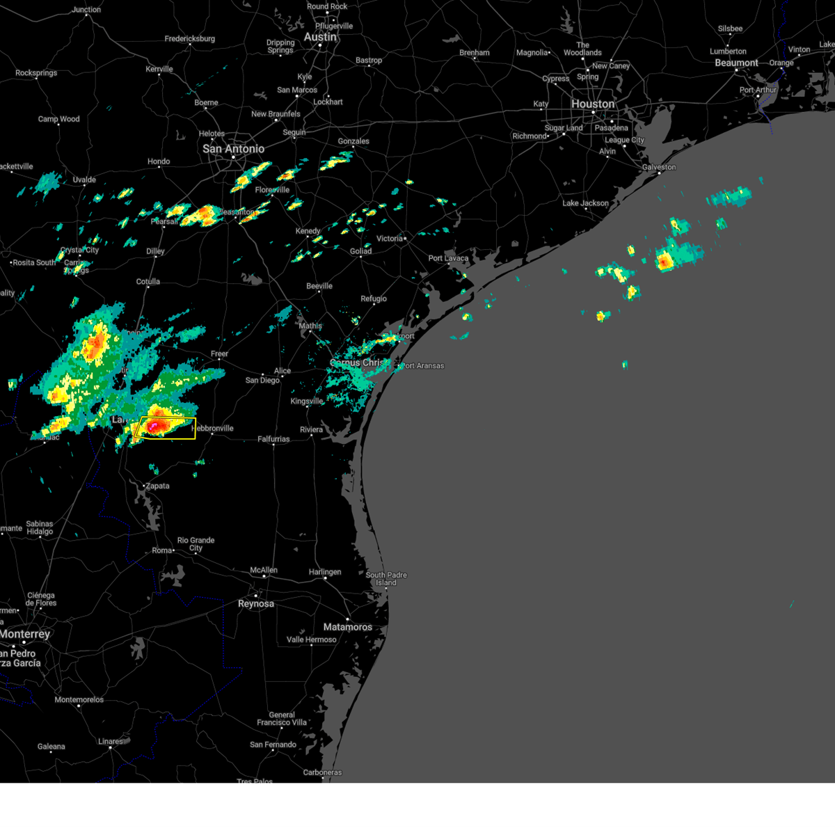 Interactive Hail Maps Hail Map for Bruni, TX
