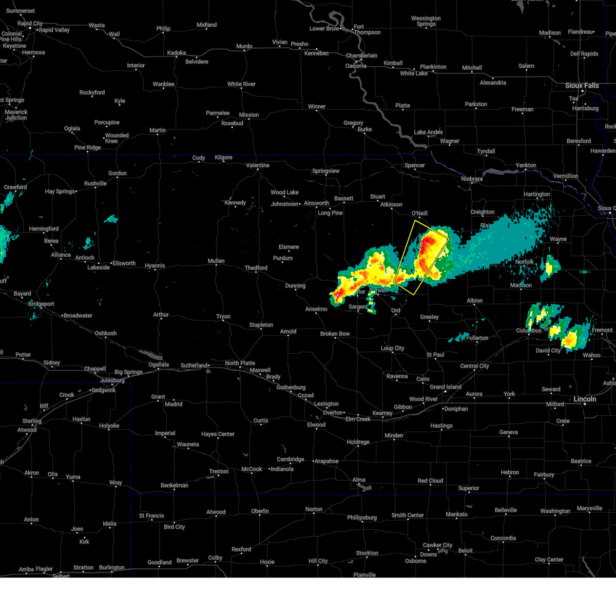 Interactive Hail Maps Hail Map for Ewing, NE