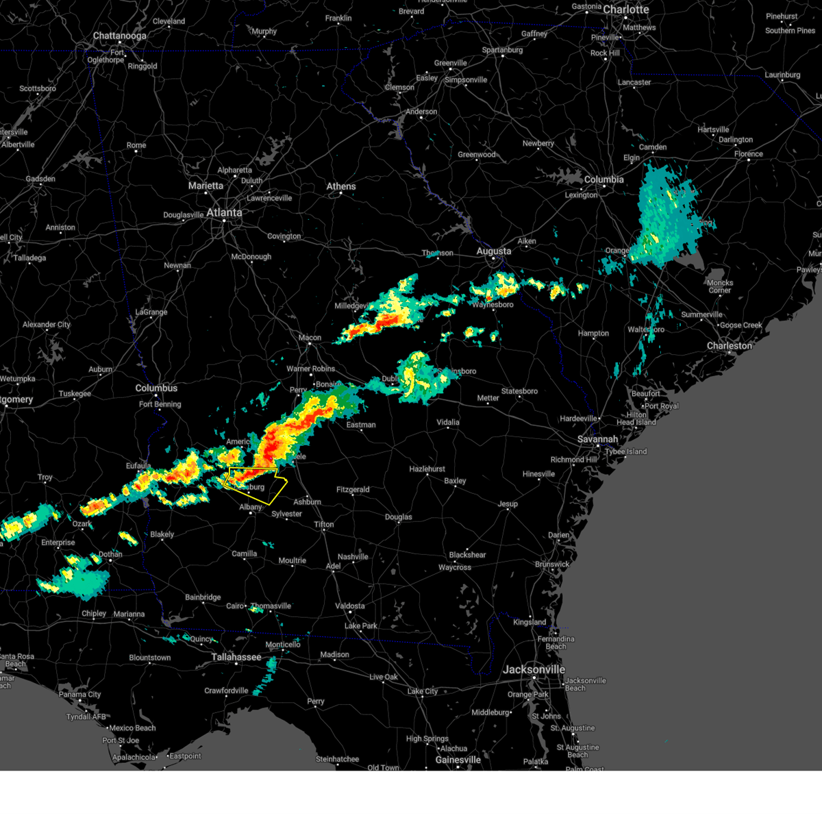 Interactive Hail Maps Hail Map for Leesburg, GA