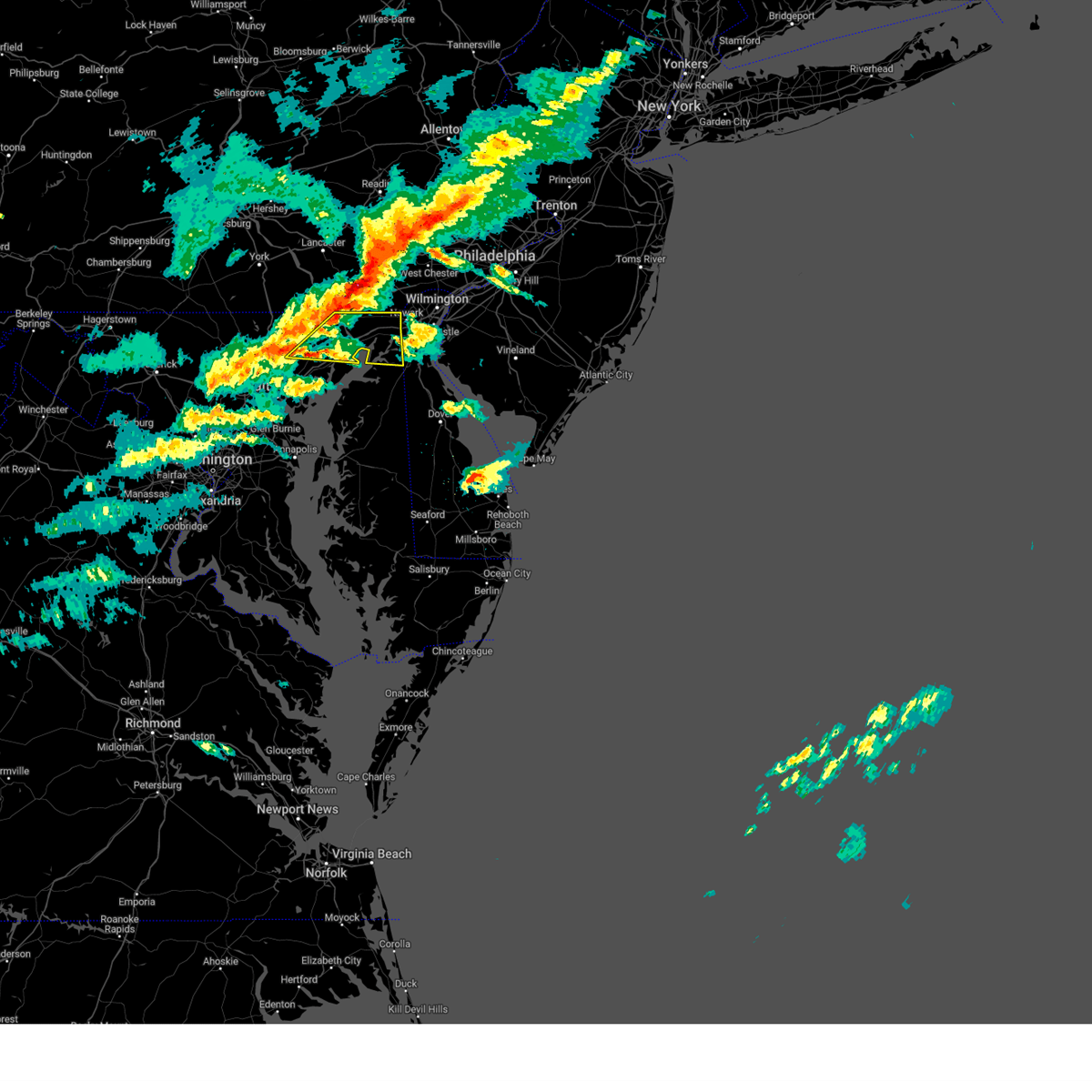 Interactive Hail Maps Hail Map for Aberdeen, MD