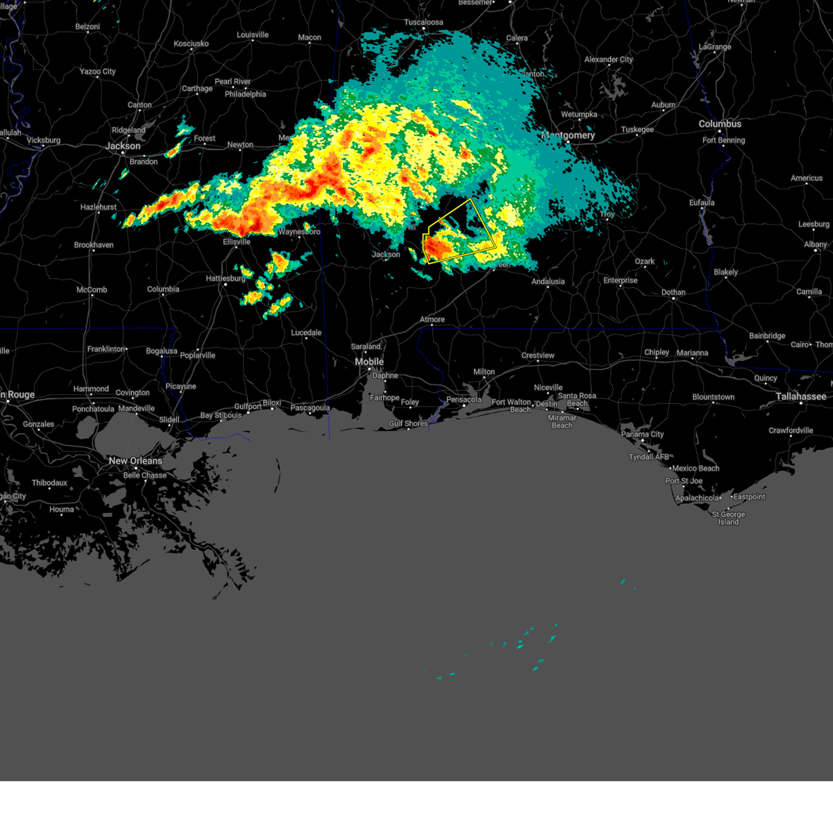Interactive Hail Maps Hail Map for Beatrice, AL