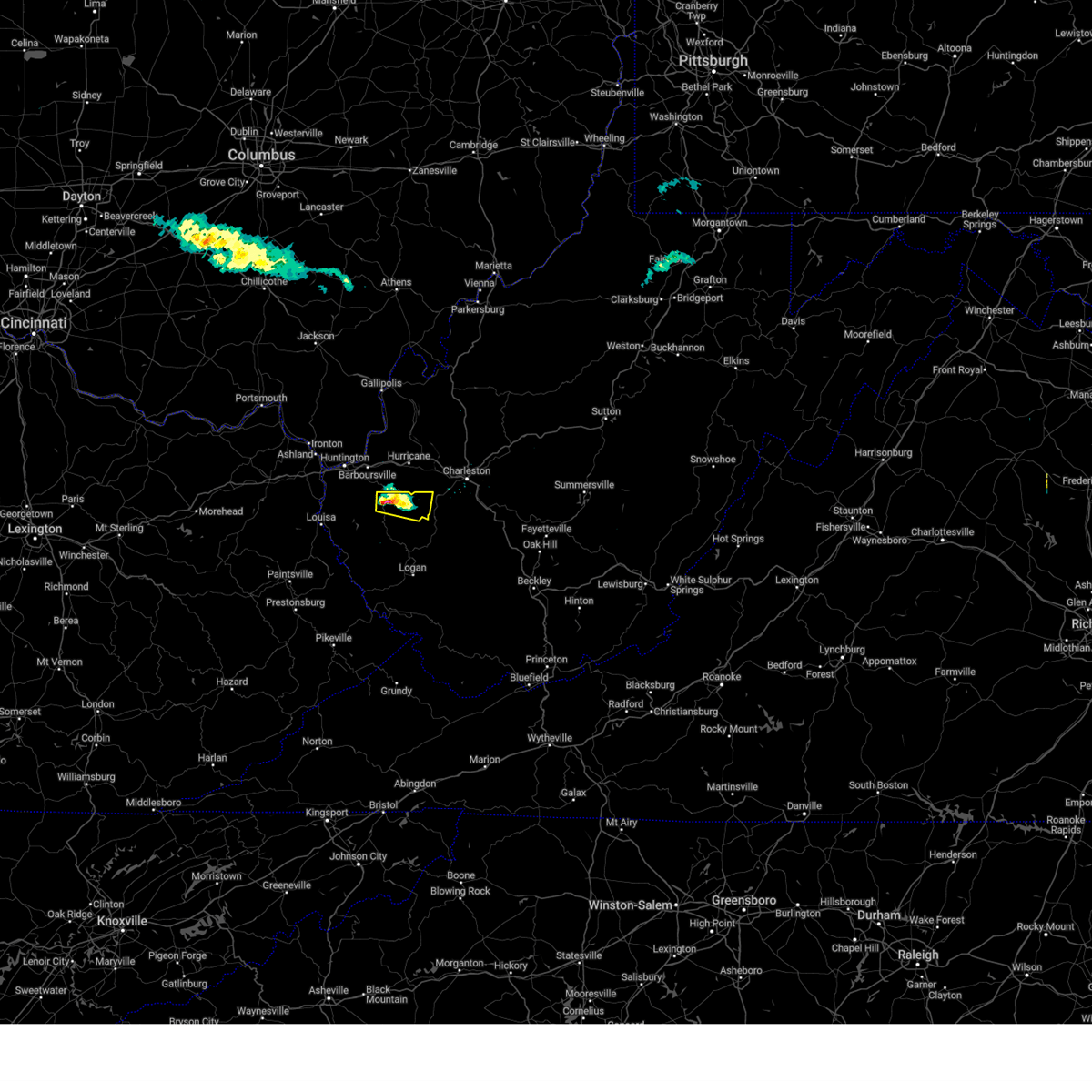 Interactive Hail Maps Hail Map for Hamlin, WV