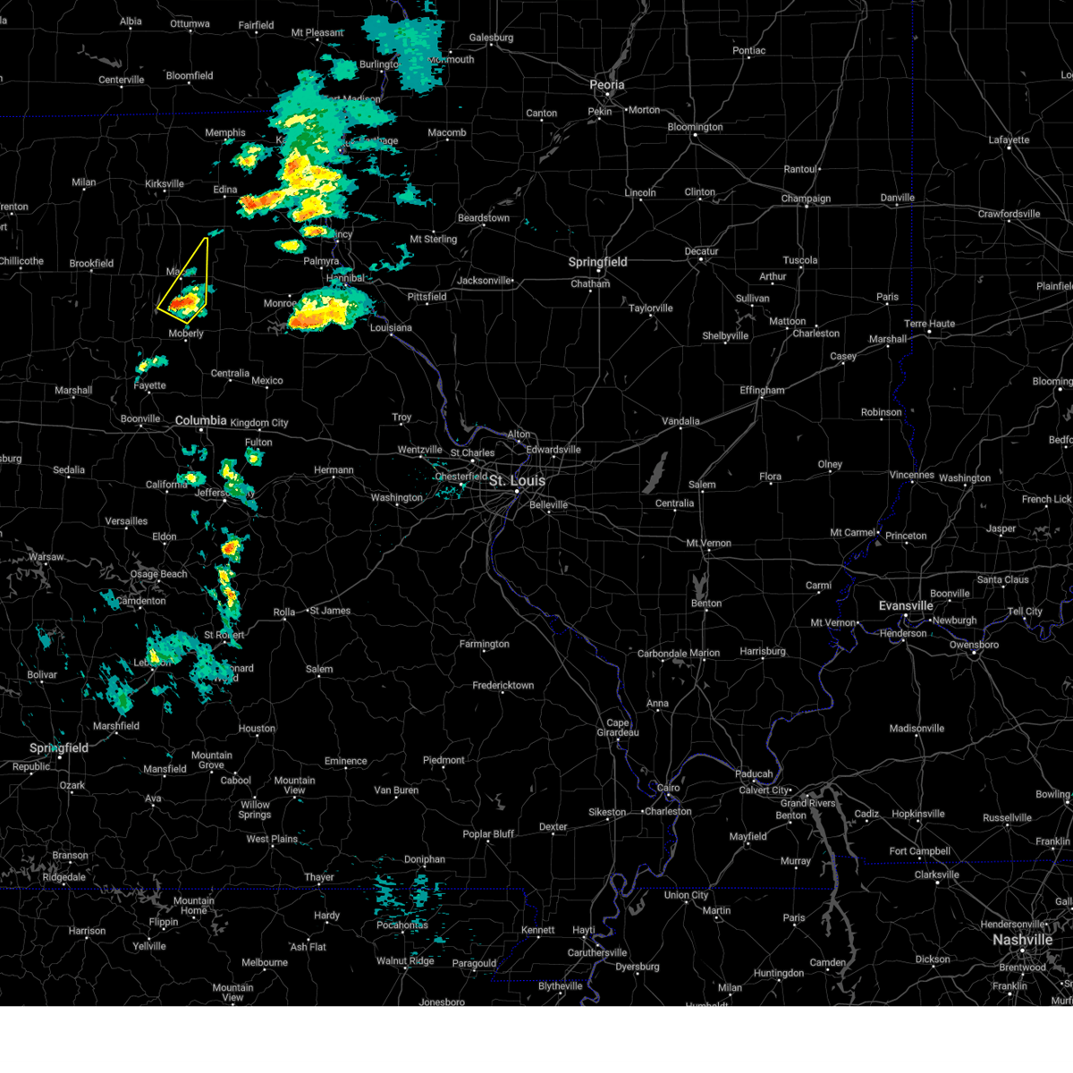 Interactive Hail Maps Hail Map for Macon, MO