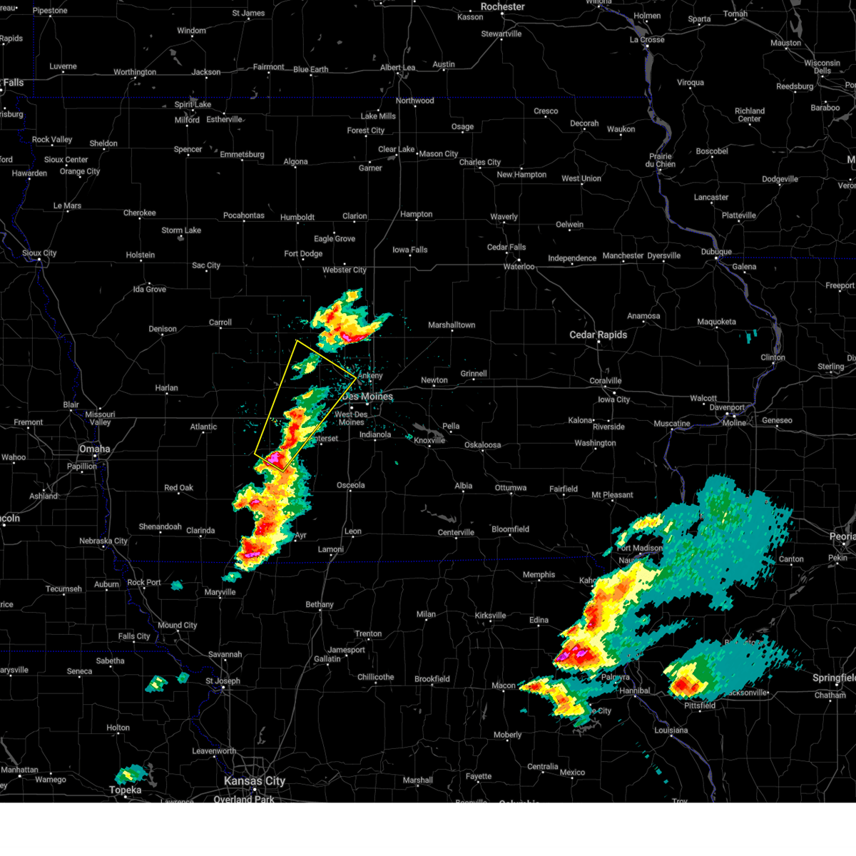 Interactive Hail Maps Hail Map for Grimes, IA