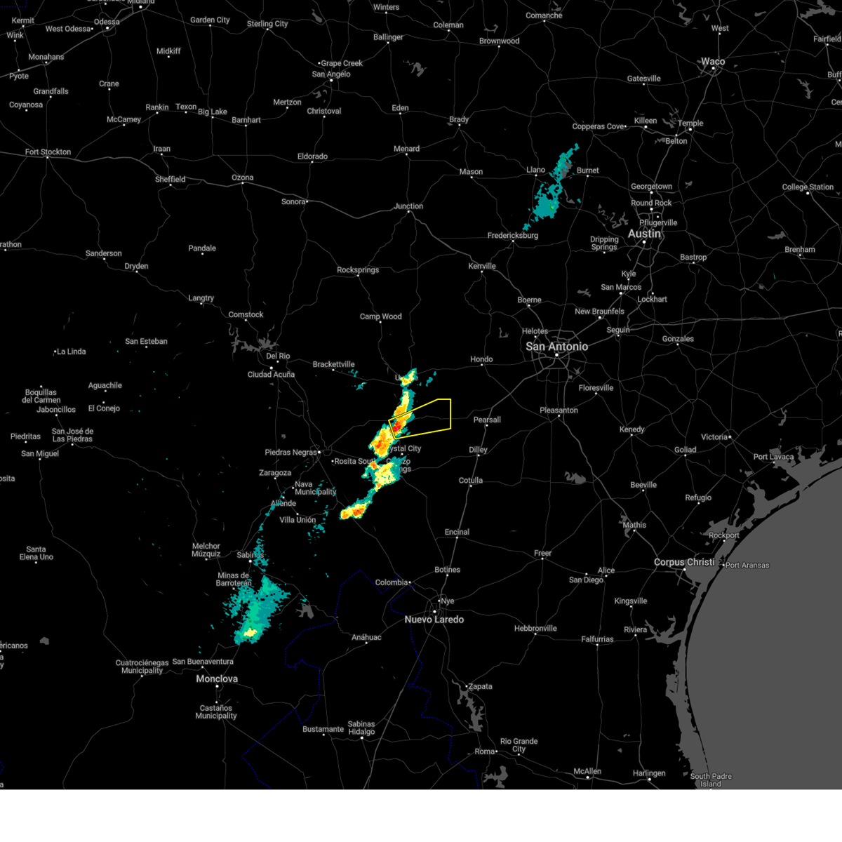 Interactive Hail Maps Hail Map for Batesville, TX