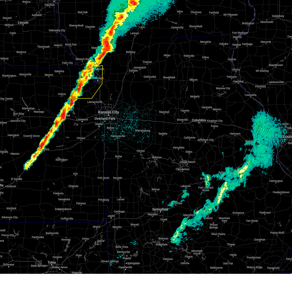 Interactive Hail Maps Hail Map for Effingham, KS