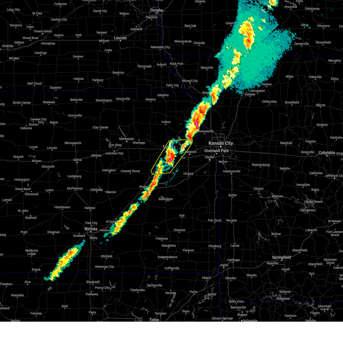 Interactive Hail Maps Hail Map for Oskaloosa, KS