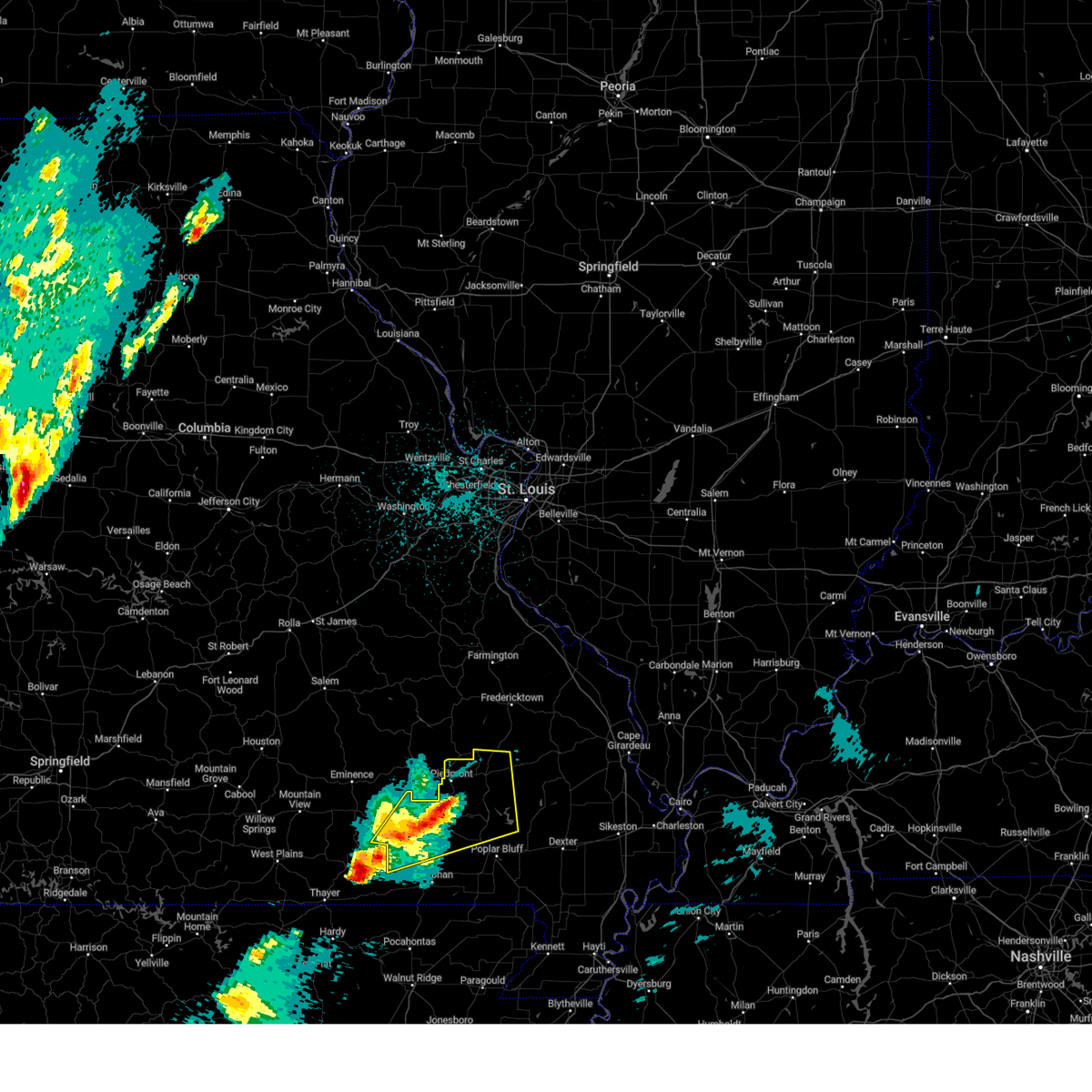 Interactive Hail Maps Hail Map for Williamsville, MO