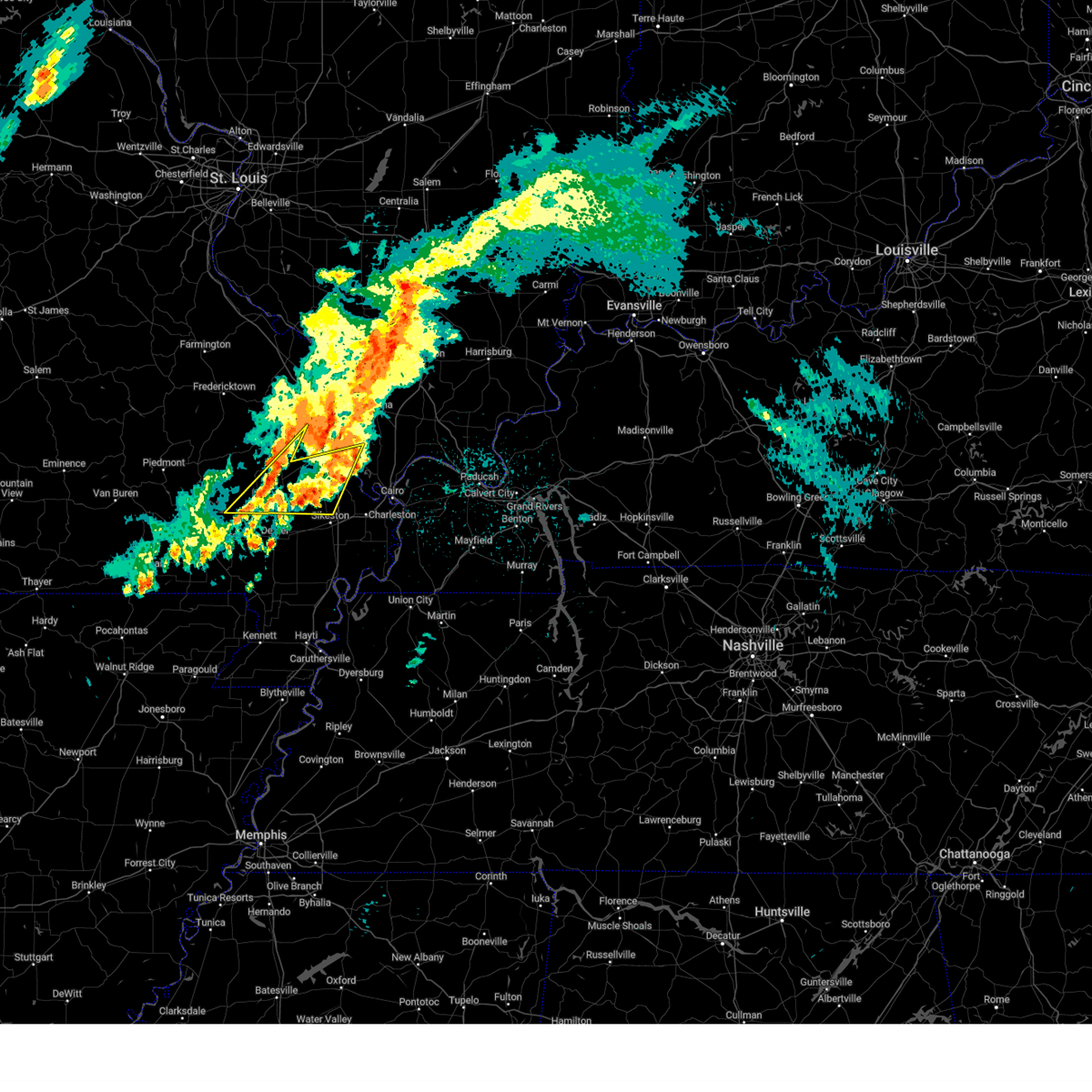Interactive Hail Maps Hail Map for Puxico, MO