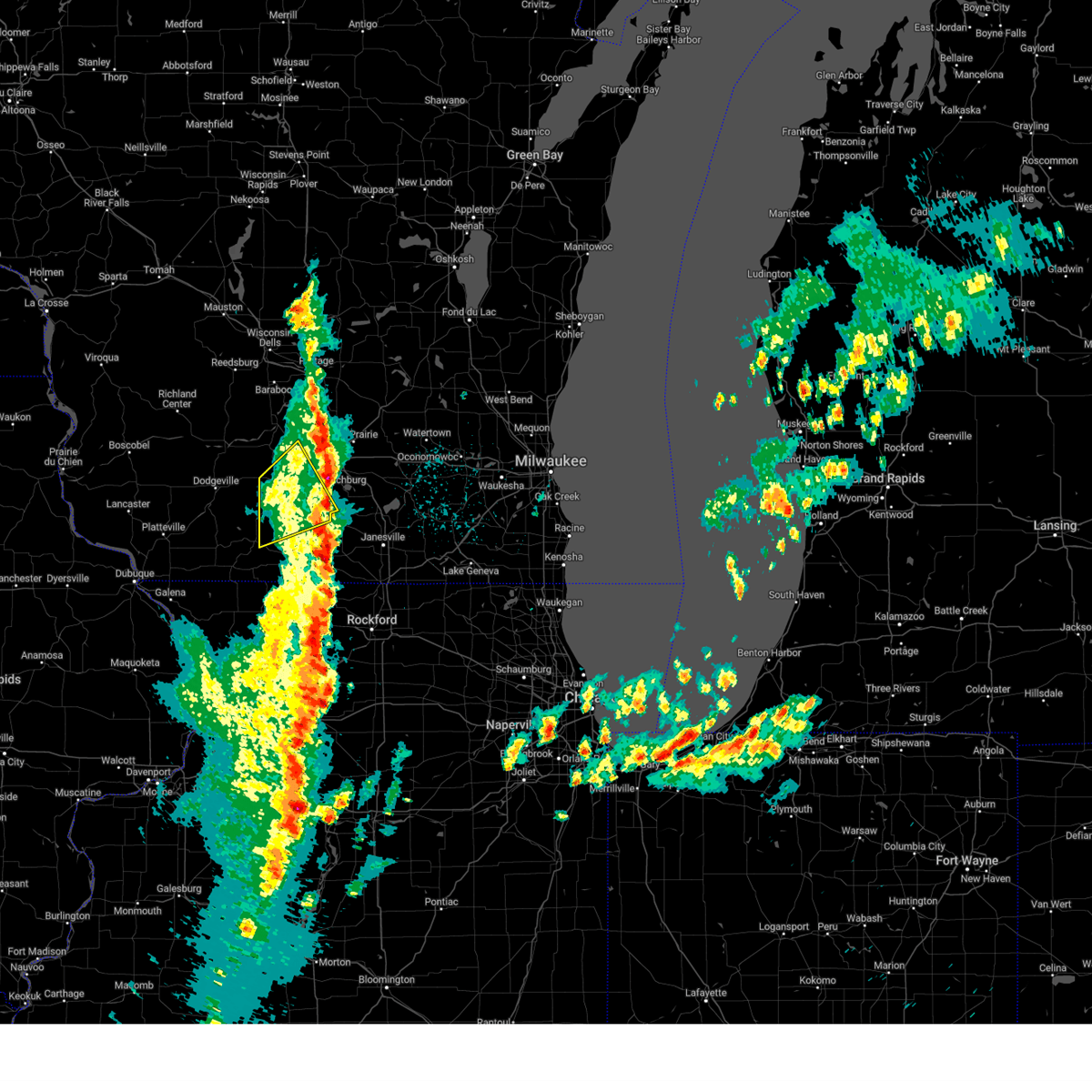 Interactive Hail Maps Hail Map for Madison, WI