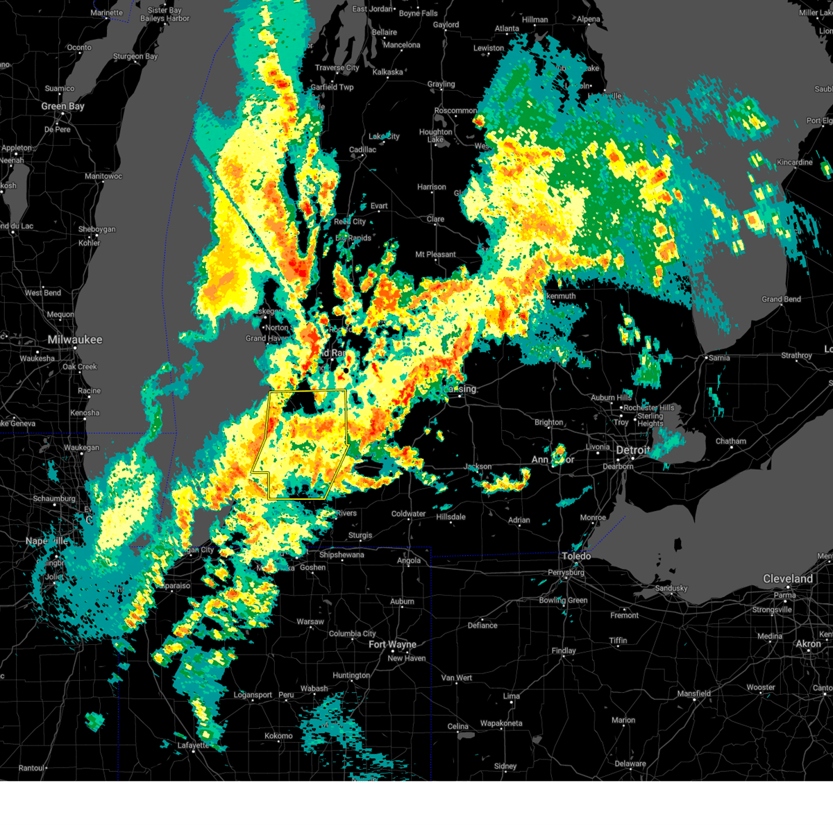 Interactive Hail Maps Hail Map for Portage, MI